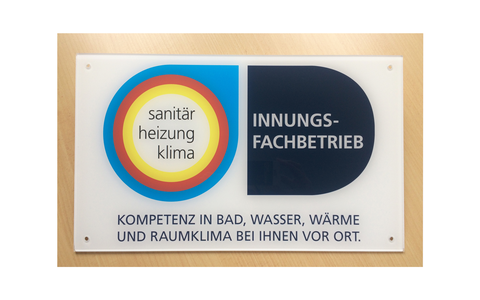 Logoschild der Verbandsorganisation